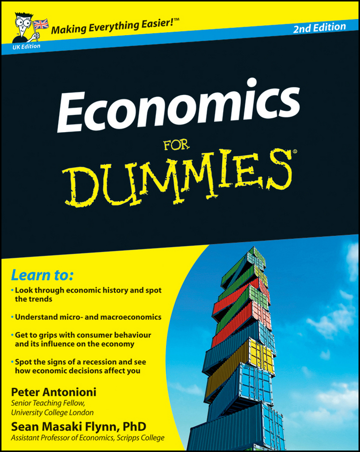 Книга Economics For Dummies: UK Edition на английском.