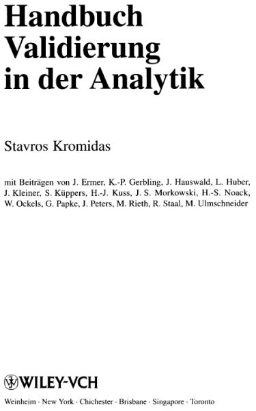 probenumfang verifizierung analytik