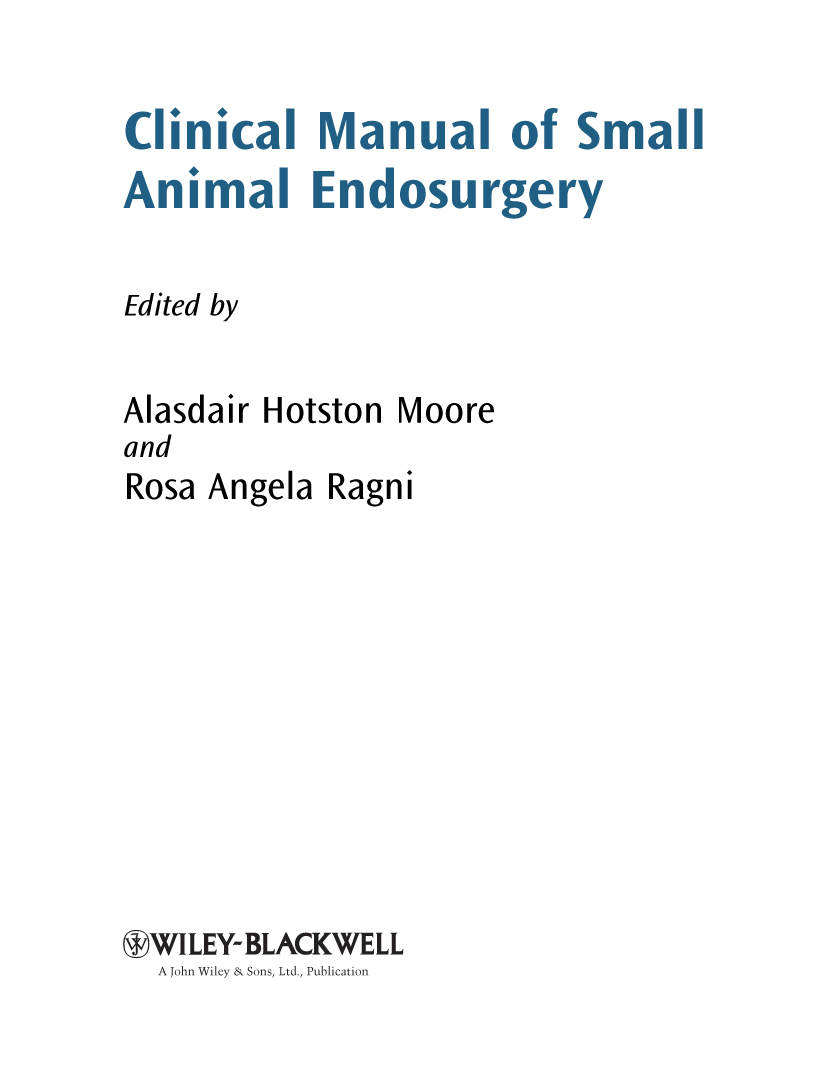 Bsava Manual Of Canine And Feline Endoscopy And Endo Surgery Institute