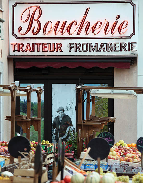 Photo of French shop.