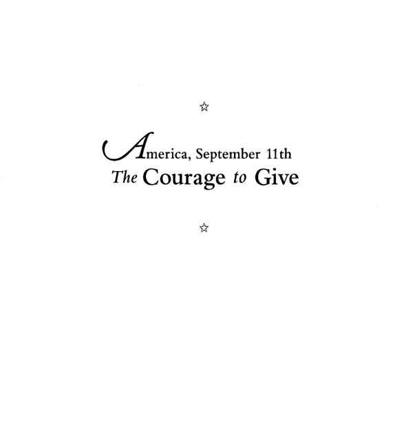 Halftitle of America, September 11