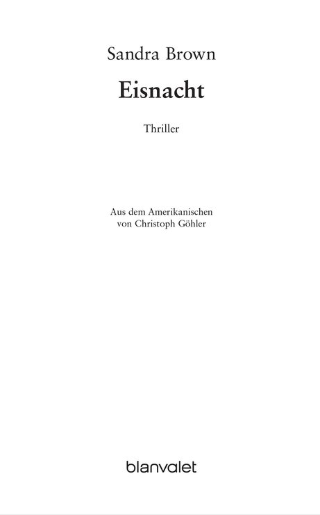 Sandra Brown:Eisnacht