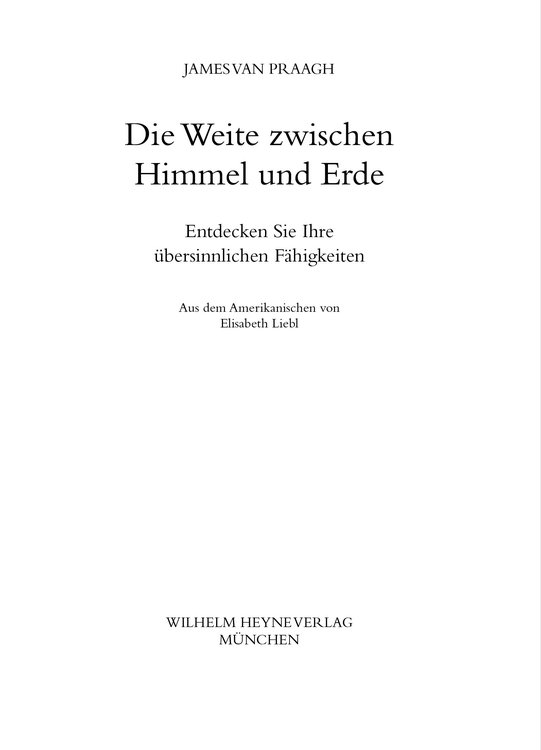 James van Praagh: Die Weite zwischen Himmel und Erde