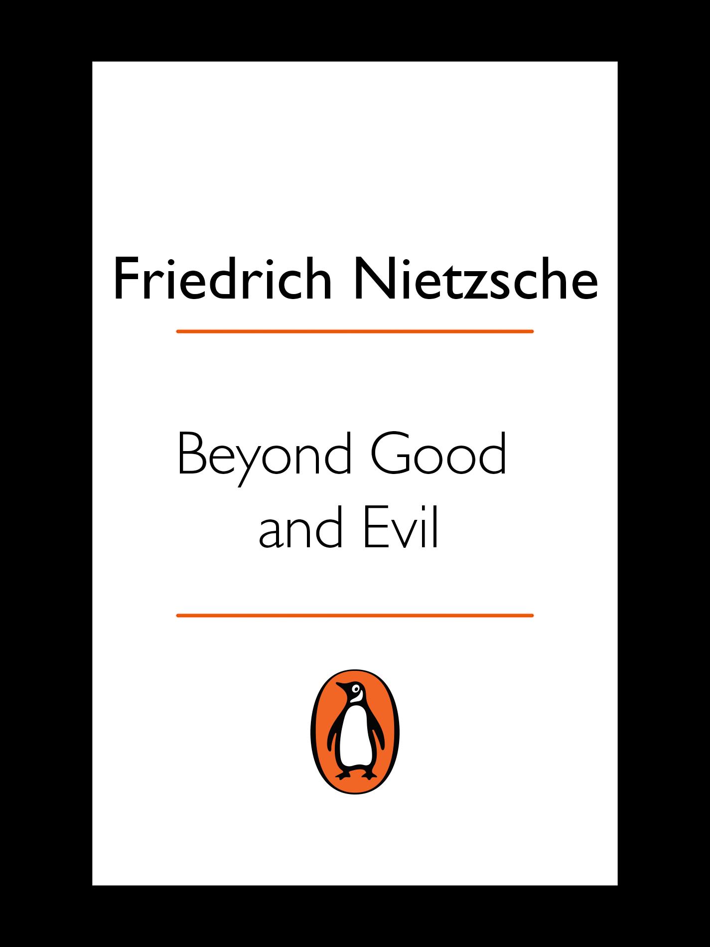 cover image of Beyond Good and Evil