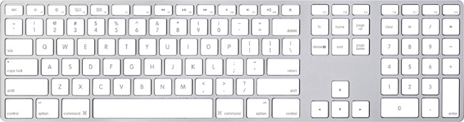 Die »große« Mac-Tastatur (Quelle der Abbildung: Apple)