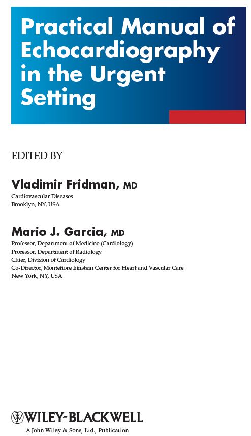 Practical Manual of Echocardiography in the Urgent Setting