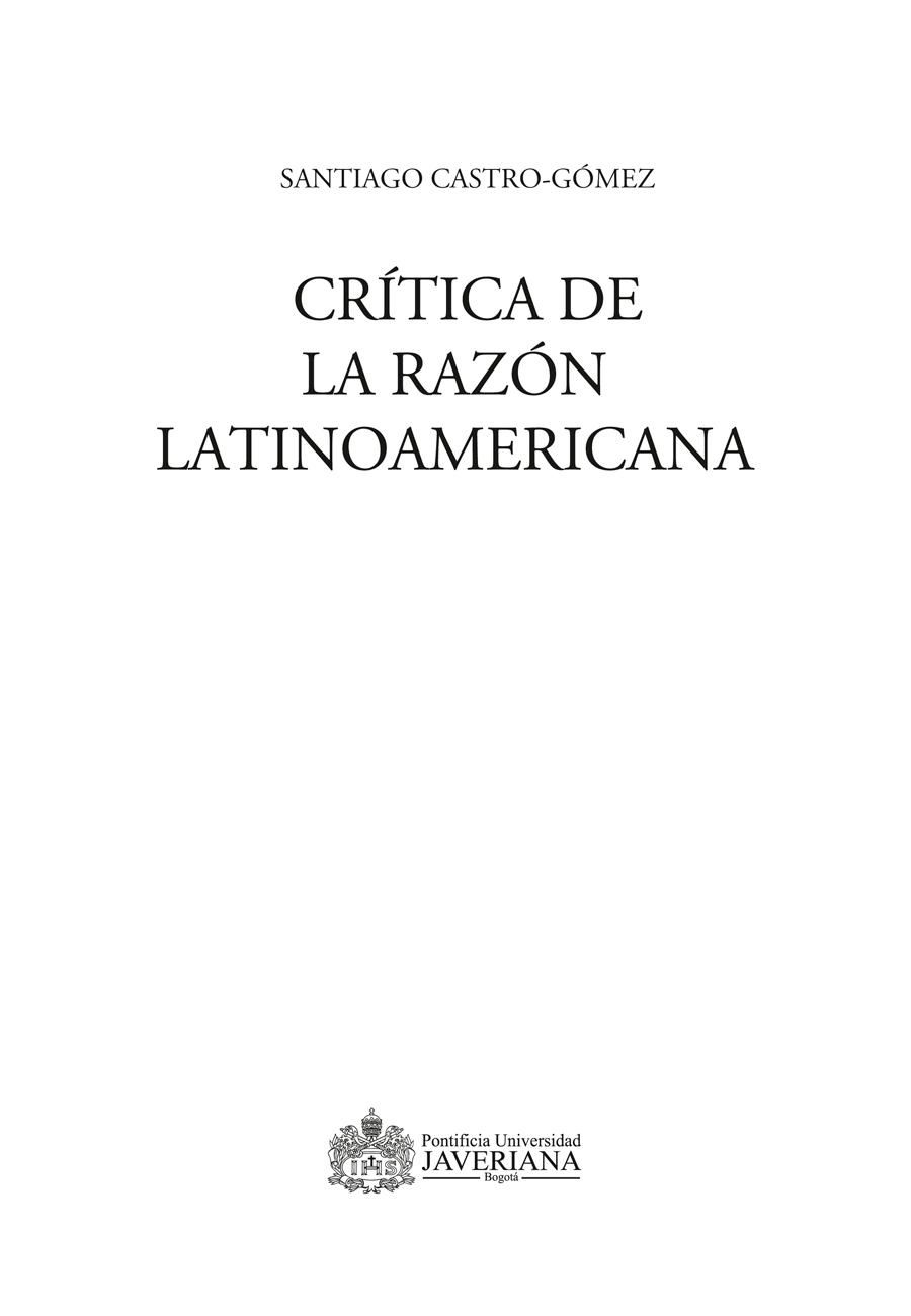 Crítica de la razón latinoamericana