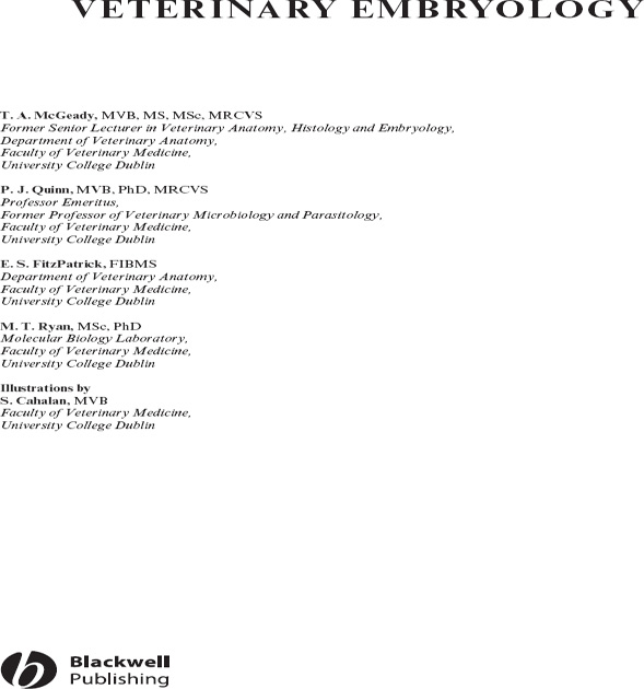 Veterinary Embryology - 