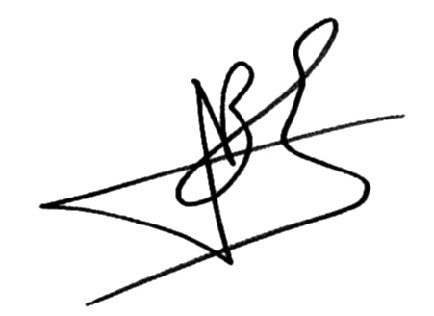 Signature de Benjamin Nivet
