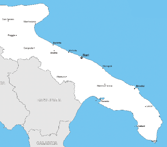 E:\BORA-dtp\Bücher 2016\millemari\27 Ein Sommer lang Sizilien\links\Karten mit Orten\Apulien25.png