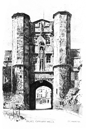 Image unavailable: The Palace Gateway (the “Bishop’s Eye”), Wells.