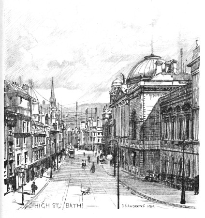 Image unavailable: The Hight Street, Bath.
