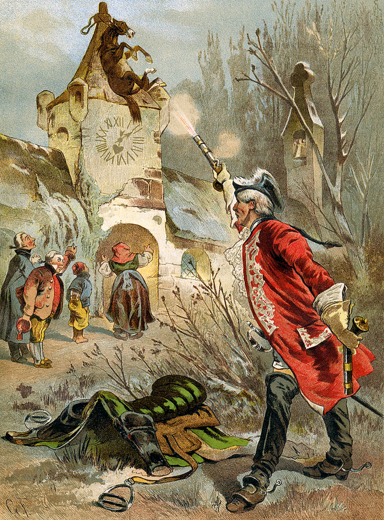 Das Pferd am Kirchturm Pferd am Kirchturm