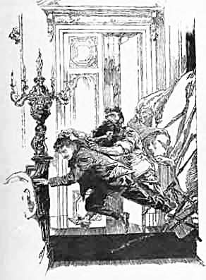 Wir schwirrten wie ein Feuerwerkskörper miteinander den Vorplatz entlang