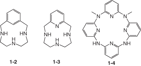 Illustration of compounds 1-2, 1-3, and 1-4.