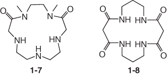 Illustration of compounds 1-9 and 1-10.