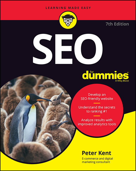 Cover: SEO For Dummies, 7th Edition by Peter Kent