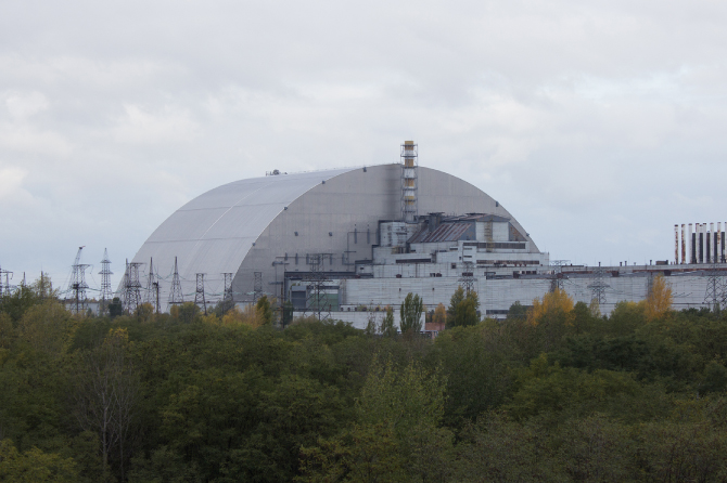 The current New Safe Confinement or NSC.