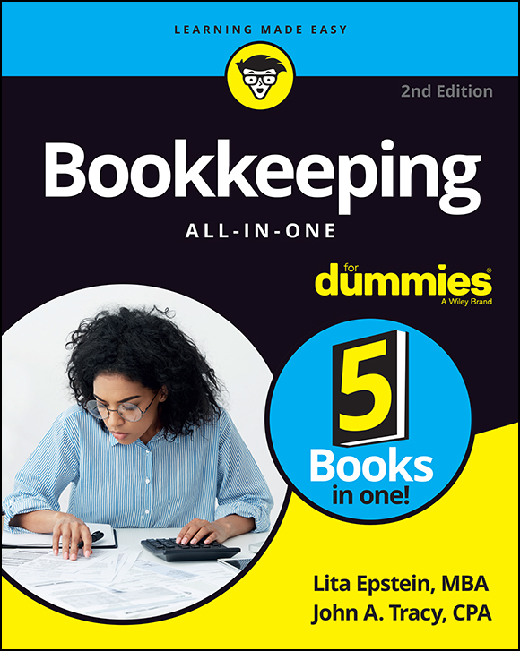 Cover: Bookkeeping All-in-One For Dummies, 2nd Edition by Lita Epstein, John A. Tracy