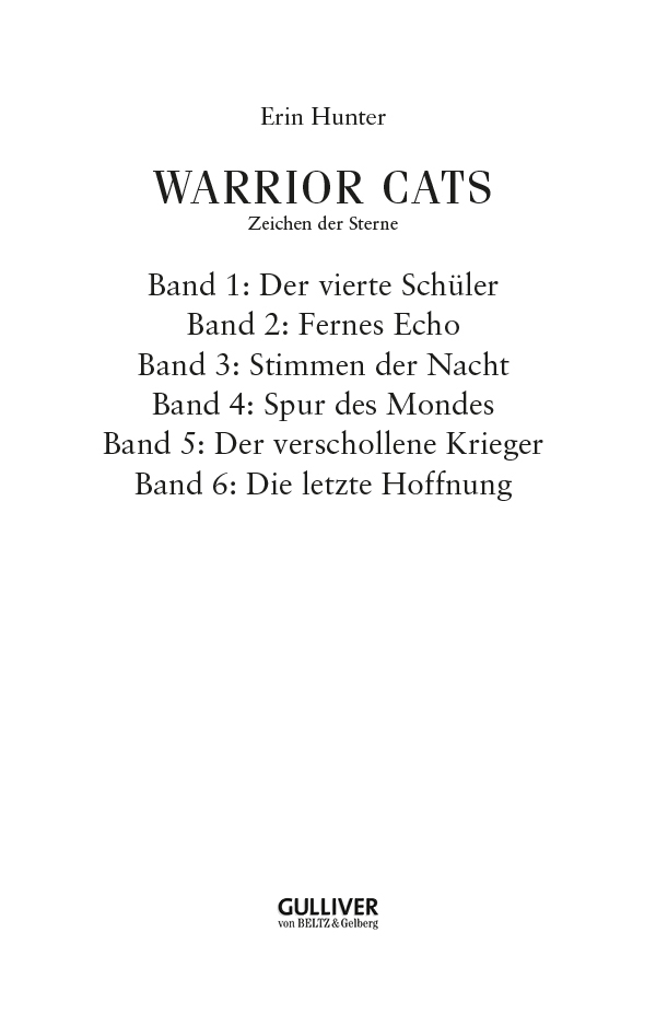Warrior Cats. Zeichen der Sterne. Bände 1-6