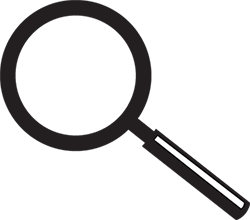 A magnifying glass