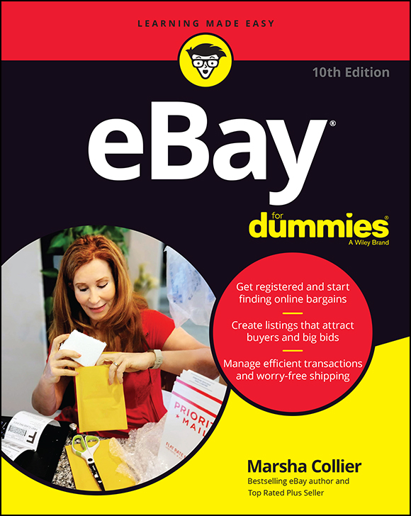 Cover: eBay For Dummies, 10th Edition by Marsha Collier