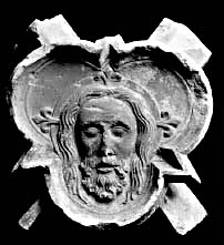 ABB. VIII: Christus, Andreaskreuz, Trifolium, Hexagramm und Lilienkreuz. (Basel, Klingental-Museum).