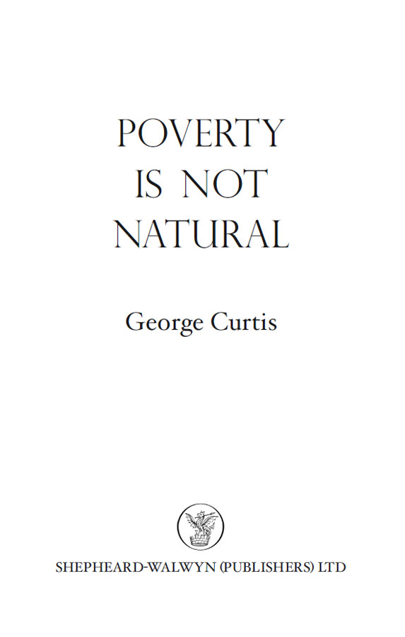 Book Title of Poverty is not Natural