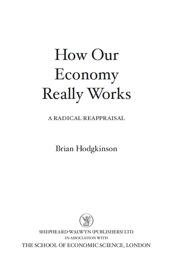 Book Title of How Our Economy Really Works